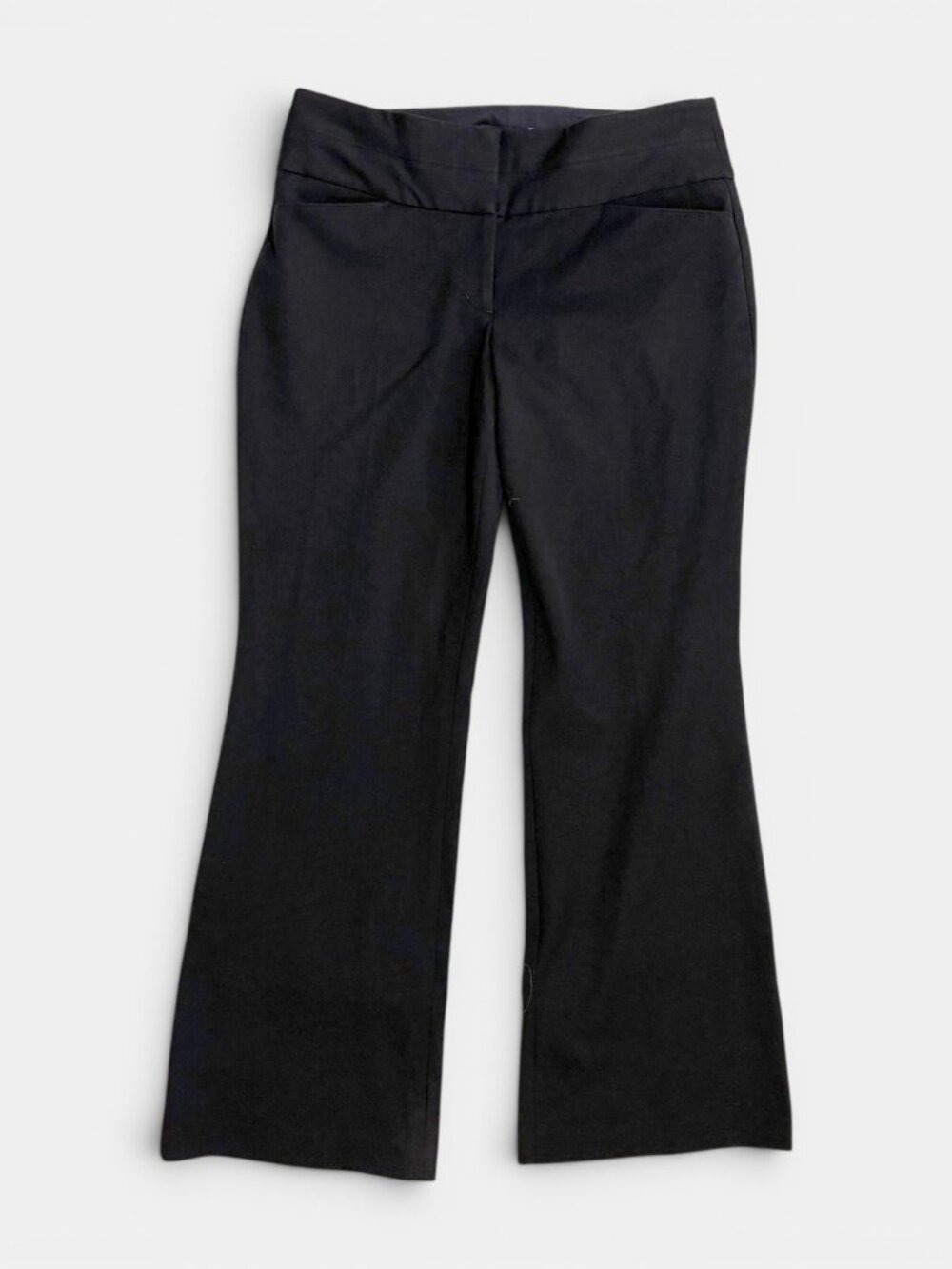 Express Dress Pants Women’s Size 4S Black Editor Stretch Bootcut Career Trousers